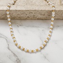 retro freshwater pearl alloy necklacepicture11