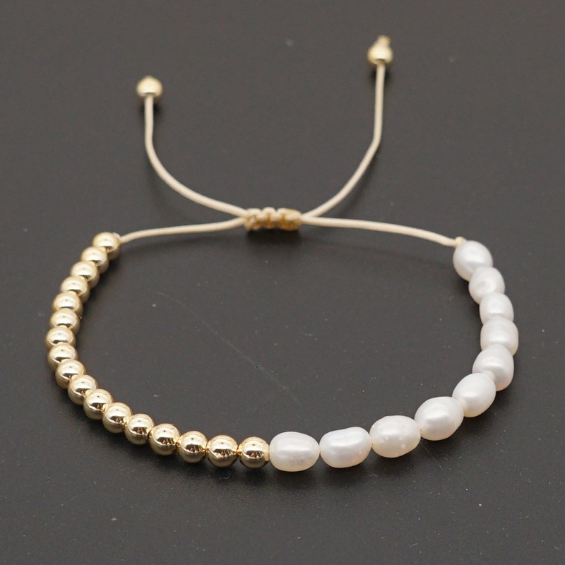 fashion bohemian handmade pearl beaded bracelet wholesale