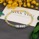 simple Love crystal beads handmade elastic braceletpicture13