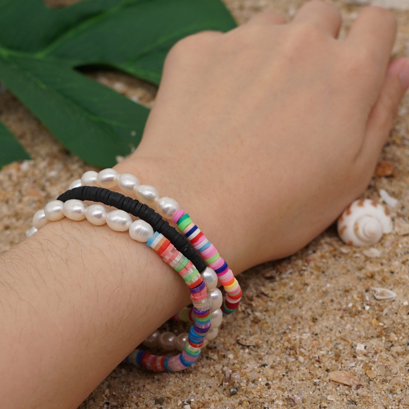 simple handmade beaded pearl bracelet wholesale