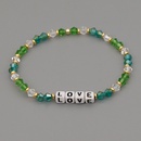 Bohemian Green Crystal Love Letter Braceletpicture9