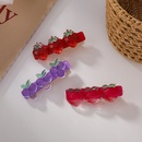 Korean style crystal grape strawberry hairpinpicture16