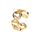 fashion personality hollow smiley face open ringpicture11