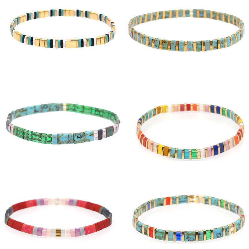 fashion miyuki beads rainbow bracelet