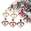 fashion  heartshaped alloy diamond earringspicture23