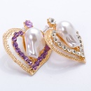 fashion purple diamond heartshaped earringspicture19