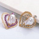 fashion purple diamond heartshaped earringspicture18