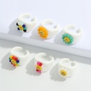 cute creative smiley face color opening ringpicture26