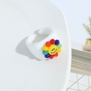 cute creative smiley face color opening ringpicture24