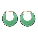 Korean style retro color Ushaped resin earringspicture39