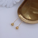 simple round bead long earrings wholesalepicture11