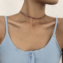 simple singlelayer diamond geometric necklacepicture14
