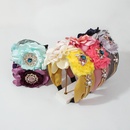 Retro flower pearl banquet headbandpicture14
