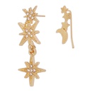 fashion simple asymmetric star earringspicture17