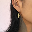 Simple Pony Shape Creative Earringspicture12