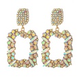 fashion geometric alloy diamond earringspicture22
