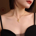 Simple heart heart pendant necklacepicture12