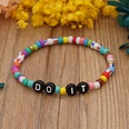 Bohemian Style Simple Glass Colored Millet Beads Letter Beaded Braceletpicture65