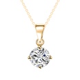 fashion simple diamond copper necklacepicture9