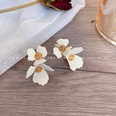 Korean style threedimensional flower alloy earringspicture11