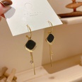 Korean style fashion diamondshape letter long earringspicture17