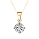 fashion simple diamond copper necklacepicture7