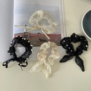 Korean mesh pearl bow hair ringpicture13