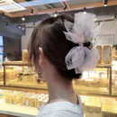 Korean bow organza dot hair catchpicture12