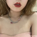 Korean peach blossom element restructured necklacepicture16