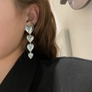 Korean Heart Shape Metallic Earringspicture10