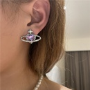 Retro purple gemstone love pearl necklace setpicture12