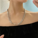 Korean cross stitching double necklacepicture10