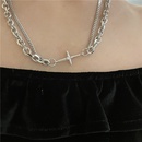 Korean cross stitching double necklacepicture11