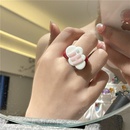 fashion letter color candy color resin ringpicture15