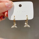 Korean style fashion pearl diamond fishtail earringspicture12