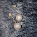 Korean style long tassel pearl ball earringspicture12