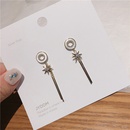 Korean style round long tassel star earringspicture10