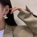 Korean style threedimensional flower alloy earringspicture8