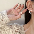 Korean style simple moon alloy earringspicture9