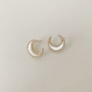 Korean style simple moon alloy earringspicture12