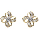 fashion simple microinlaid zircon flower earringspicture9