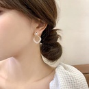 Korean style geometric diamond pearl earringspicture10