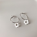 Retro simple metal small flower earringpicture10