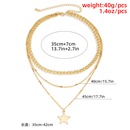 simple fashion star metal chain combination necklacepicture16