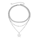 simple fashion star metal chain combination necklacepicture17