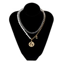 Fashion Pearl Multilayer Alloy Pisces Pendant Necklacepicture16