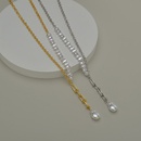 Korean pearl tassel Yshaped pendant necklacepicture10
