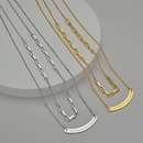 Korean curved brand double layered necklacepicture11
