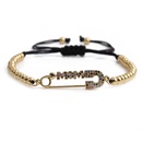 fashion paper clip adjustable colored zircon braceletpicture16