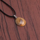 Fashion Snail Stone Pendant Necklacepicture10